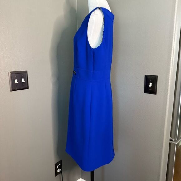 Tahari Royal Blue Midi Dress - Picture 7 of 10